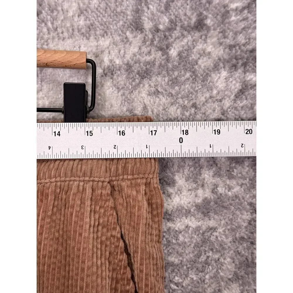 Marine Layer Allison Corduroy Wide Leg Pants Large Womens Tan - Picture 3 of 8